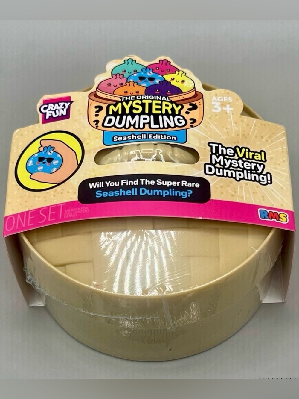 RMS Crazy Fun SEASHELL EDITION Mystery Dumpling Bun 🐚🕶️🥟 NEW & SEALED